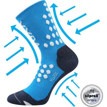 FINISH kompresní barevné sportovní ponožky Voxx (VoXX Kompresní ponožky FINISH)