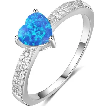 Prsten Olivie Stříbrný prsten OPÁLOVÉ SRDCE 5294 Velikost prstenů: 6 (EU: 51-53) Ag 925; ≤1,8 g.