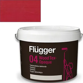 Lak na dřevo Flügger Wood Tex Aqua 04 Opaque (dříve 98 Aqua) - lazurovací lak - 0,75L odstín RAL 3001