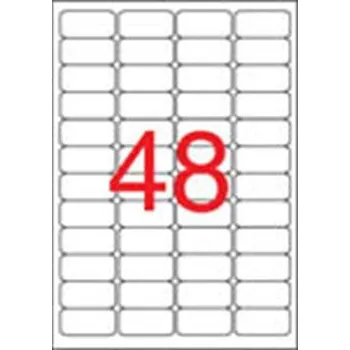 Samolepící etiketa Etikety bezpečnostní, 45,7 x 21,2 mm, 480ks