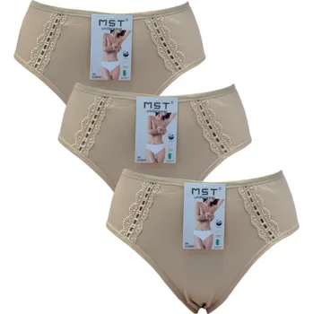 Kalhotky MST CLUB Selena bavlněné kalhotky-MST 3606 (balení/1ks) Barva: Béžová, Velikost: L/XL