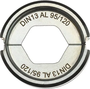 Krimpovací kleště Krimpovací čelisti Milwuakee DIN hliník pro kompresní kabely a konektory 16-300 mm