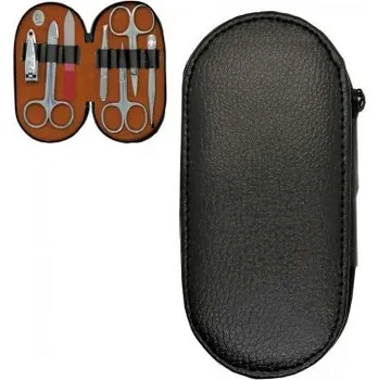 Manikúra Pauline Oval 7ks Brown E/P PAK K.T.S. 48242