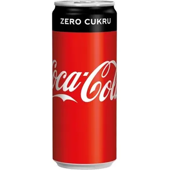 Limonáda Coca Cola Zero, 24 x 250 ml, plech