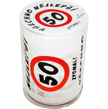 DIVJA Narozeninový toaletní papír k 50