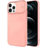 Kryt iPhone 11 Pro Max s krytem fotoaparátu - růžový