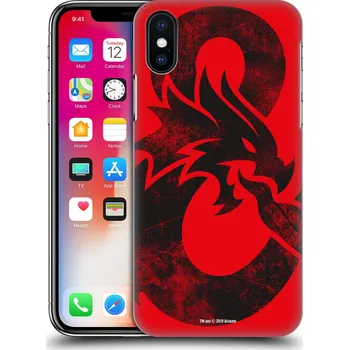 Pouzdro na mobilní telefon Pouzdro na mobil Apple Iphone X/XS - HEAD CASE - Dungeons and Dragons - Chrlící drak (Obal, kryt pro mobil Apple Iphone X/XS Dračí Doupě- ohnivý drak)