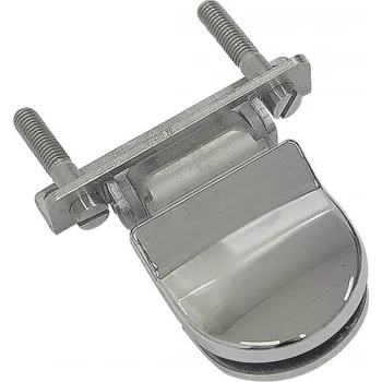 Dveřní pant pro saunové a parní dveře (do zárubně), celoskleněné HARVIA, chrome "acidproof " (1ks)