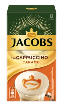 Káva Jacobs Cappucino Caramel 8 x 15 g
