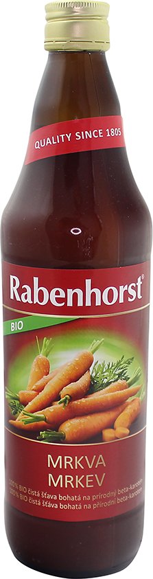 Rabenhorst Mrkvová šťáva 750 Ml Od 159 Kč Zbozicz