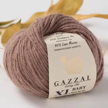 Příze Příze Baby Wool XL 835 taupe Gazzal