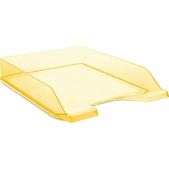 Zásuvka stohovací transparentní, oranžová