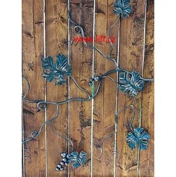 Svícen lifr Kovaná dekorace na zeď 32 Hrozen