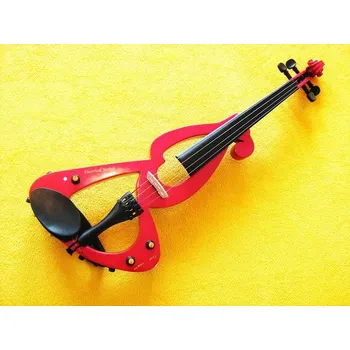 Housle ELEKTRICKÉ 4/4 HOUSLE CELODŘEVĚNÉ ČERVENÁ !!!