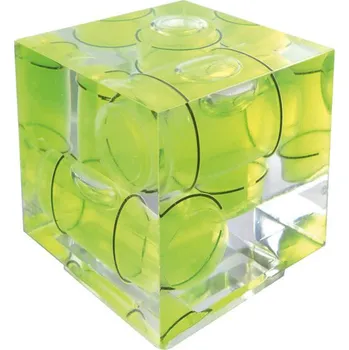 Příslušenství pro gramofon Dynavox Libelle Square (univerzální tříúrovňová vodováha pro dokonalé vyrovnání gramofonového přístroje, stativů, fotoaparátů atd....)