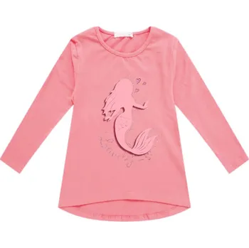 Dívčí tričko Dětské tričko starorůžové vel.152/158