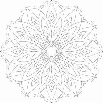 Radost v písku Šablona na pískování mandala OPORA (72) Varianta: 420 x 420 mm