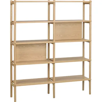 Knihovna ROWICO Dřevěná knihovna HOLTON světlá 120014