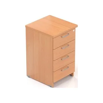 Zásuvkový kontejner Kontejner V-line 50 x 47 cm - 4 zásuvky, buk