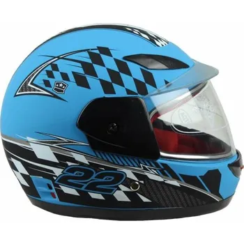 Motodoplněk Integrální helma modrá XTR (Moto přilba integrální modrá )