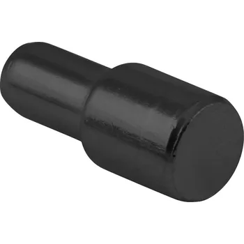 Nábytkové kování Walteco Podpěrka polic průměr 6/8mm, plast, černá, 20 ks