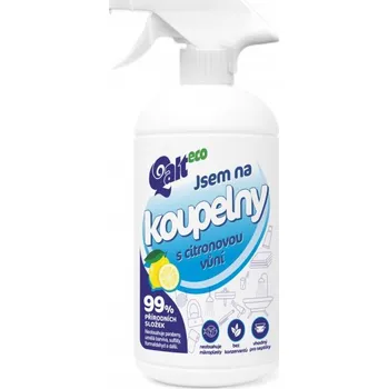 Čisticí prostředek Qalt Jsem na koupelny ECO s citronovou vůní 500 ml