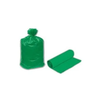 Pytle na odpadky PE pytel 120 l (60 mi) - zelená (25 ks)