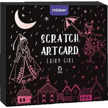 vyškrabávací obrázek Mideer Vyškrábávací obrázky Dívky MD4084