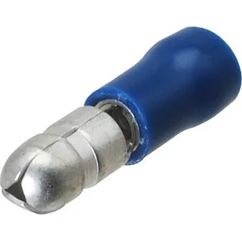 Auto elektroinstalace Kolík kulatý 5mm modrý - balení 100 ks