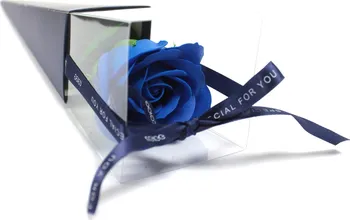 mýdlo AWGifts Mýdlová růže v krabičce modrá