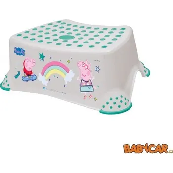 Kojenecká hygiena KEEEPER stupínek k umyvadlu a WC PEPPA Šedá
