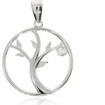 Zlatnictví Helios přívěsek strom bílé zlato