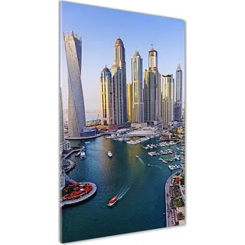 Obraz Vertikální Foto obraz sklo tvrzené Zátoka Dubaj