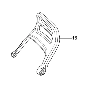 Motorová pila Oleo-Mac Páka brzdy OleoMac GS350 originál 50240040R