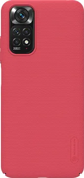 Pouzdro na mobilní telefon Nillkin Super Frosted pro Xiaomi Redmi Note 11S červené