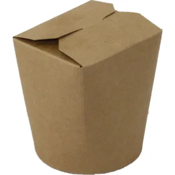 Jednorázové nádobí Papírový box EKO na nudle 750 ml