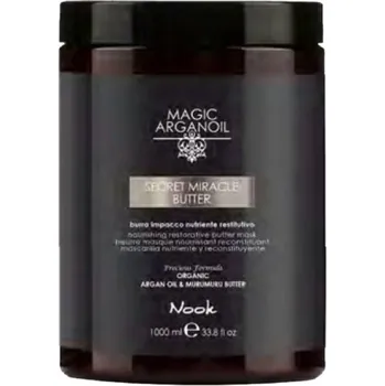 Vlasová regenerace Nook Magic ArganOil Secret Miracle Butter - intenzívna hĺbkovo vyživujúca maska maska, 1000 ml