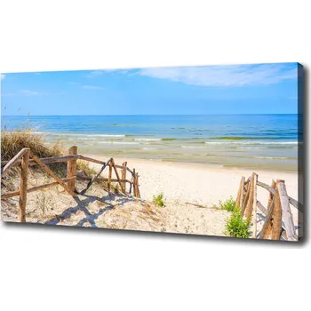 Obraz Foto obraz na plátně Vchod na pláž