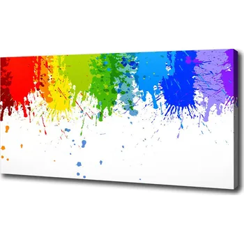 Obraz Foto obraz na plátně Duhové skvrny