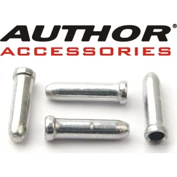 Lanko pro jízdní kolo AUTHOR Koncovka lanka ABS-Kl-D 1,6mm (500ks v bal) (stříbrná)