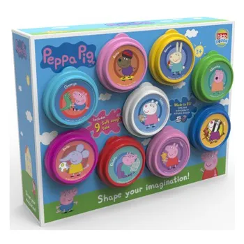 modelína a plastelína Mac Toys Prasátko Peppa 9x 50 g