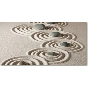 Obraz Foto obraz sklo tvrzené Kameny zen písek