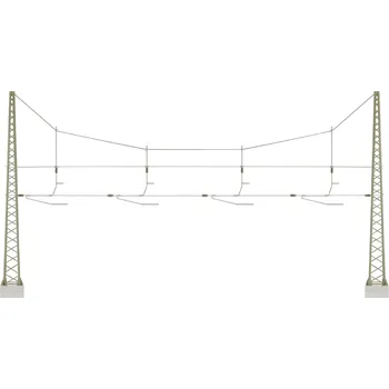 Modelová železnice Viessmann Modelltechnik 4163 H0 příčné nosné zařízení univerzální 1 ks