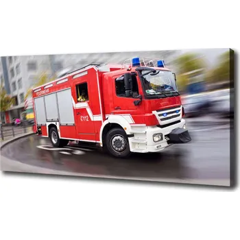Obraz Foto obraz na plátně Hasičské vozidlo
