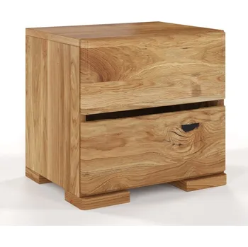 Noční stolek Noční stolek dub - Sandemo 2S - bezbarvý lak