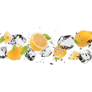 Obraz Foto obraz skleněný horizontální Citron a voda