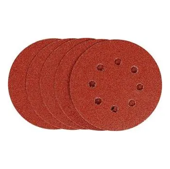 Brusný papír Stanley papíry pro excentrickou brusku O 125 mm P60, 5 ks