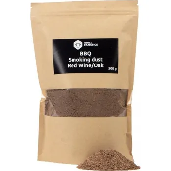 Příslušenství pro gril Red Wine/Dubové piliny na uzení Grill Fanatics 500g Gril Fanatics