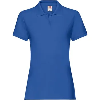 Dámské tričko Fruit of the Loom Dámská polokošile 63-030-0 Royal Blue XS