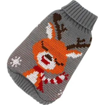 Obleček pro psa Pletený svetr pro psa - DEER Velikost: 3XL